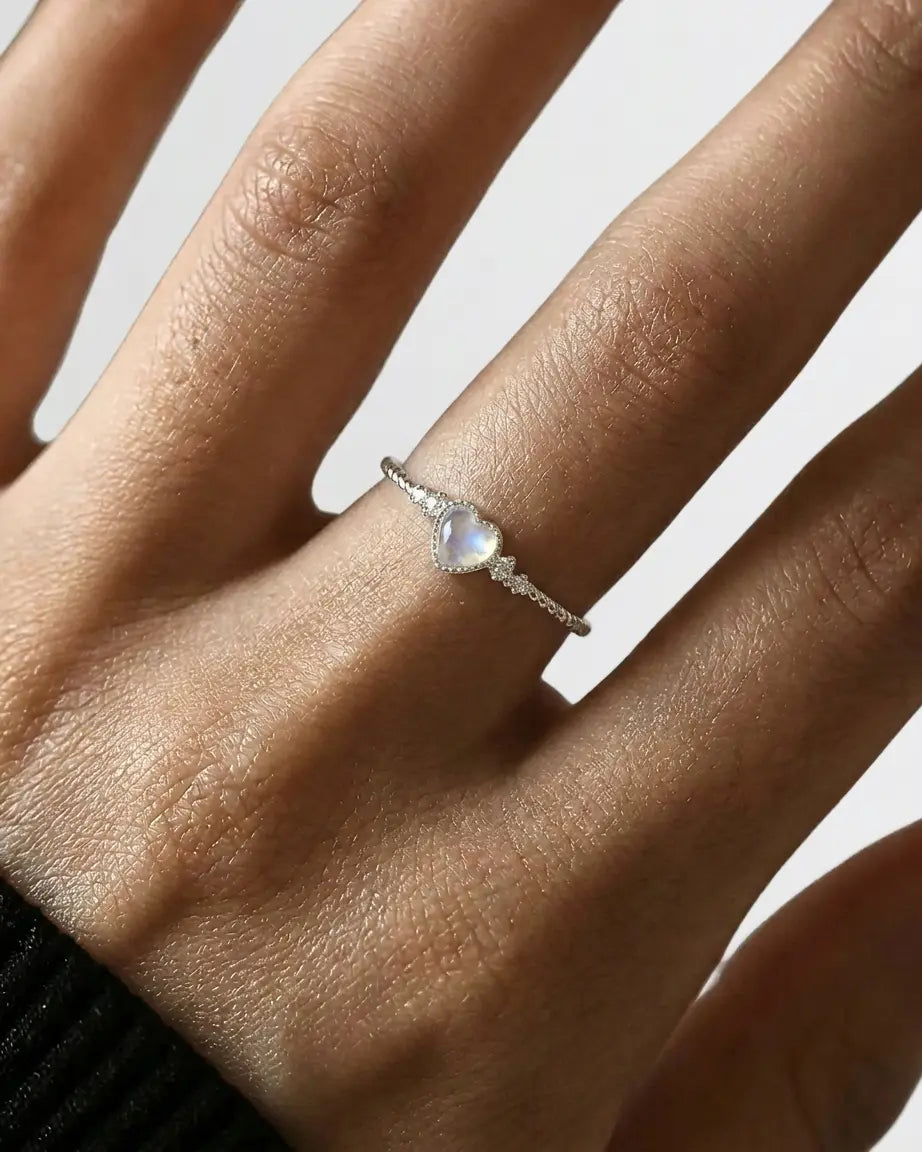 Linked By Love Chain Ring -  Silver Ring by BLINGLANE
