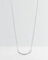 Luxe Line Minimal Necklace -  Silver Necklace by BLINGLANE