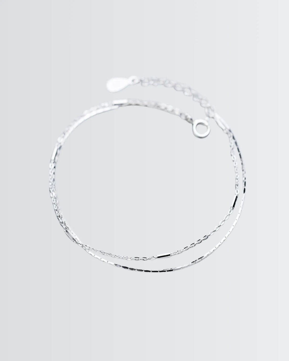Luxe Lines Minimal Bracelet -  Silver Bracelet by BLINGLANE