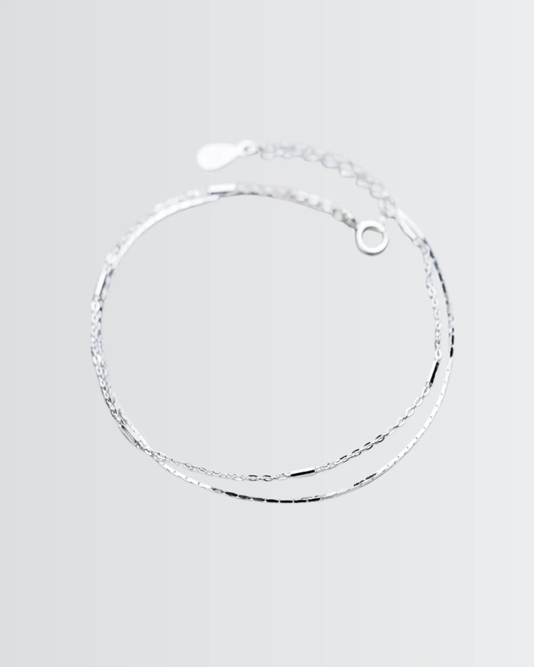 Luxe Lines Minimal Bracelet -  Silver Bracelet by BLINGLANE