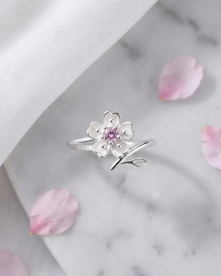 Meadow Mist Elite Ring -  Silver Ring by BLINGLANE