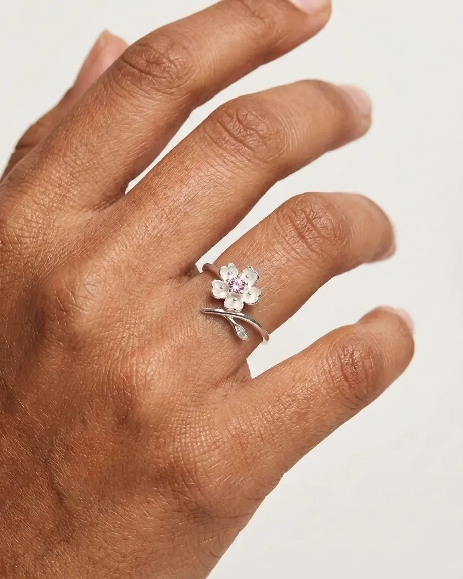 Meadow Mist Elite Ring -  Silver Ring by BLINGLANE