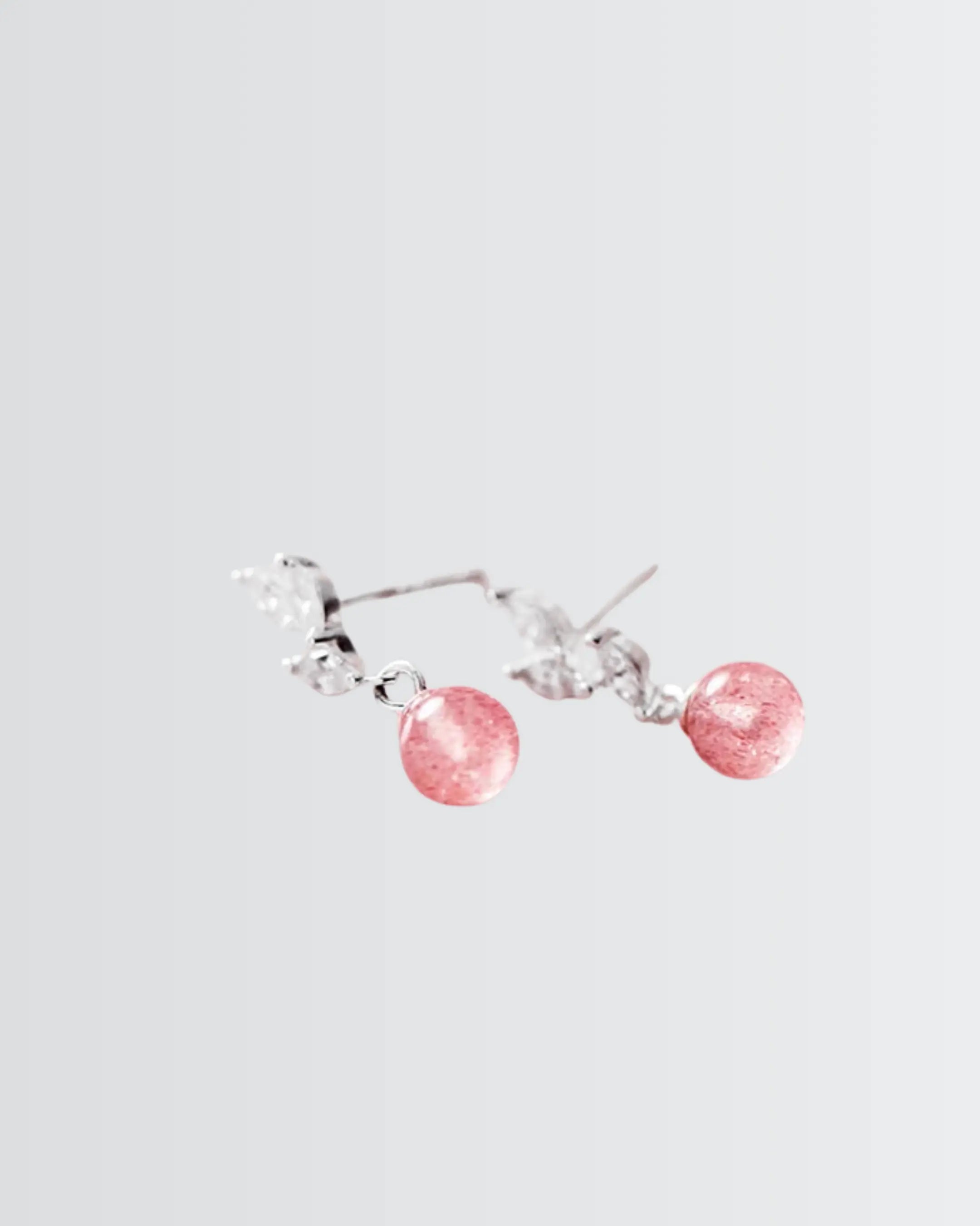 Minimal Leaflet Studs -  Silver Earrings by BLINGLANE