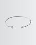 Minimal Star Sleek Cuff -  Silver Bracelet by BLINGLANE