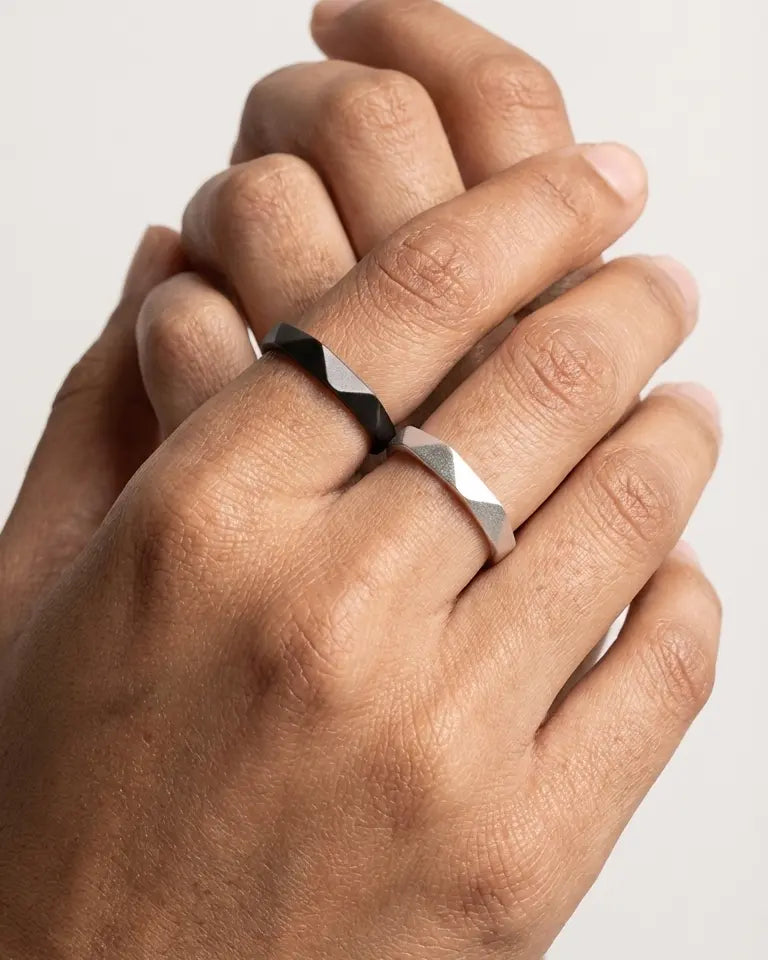 My Everlasting Love For You Love bands -  Silver Rings by BLINGLANE