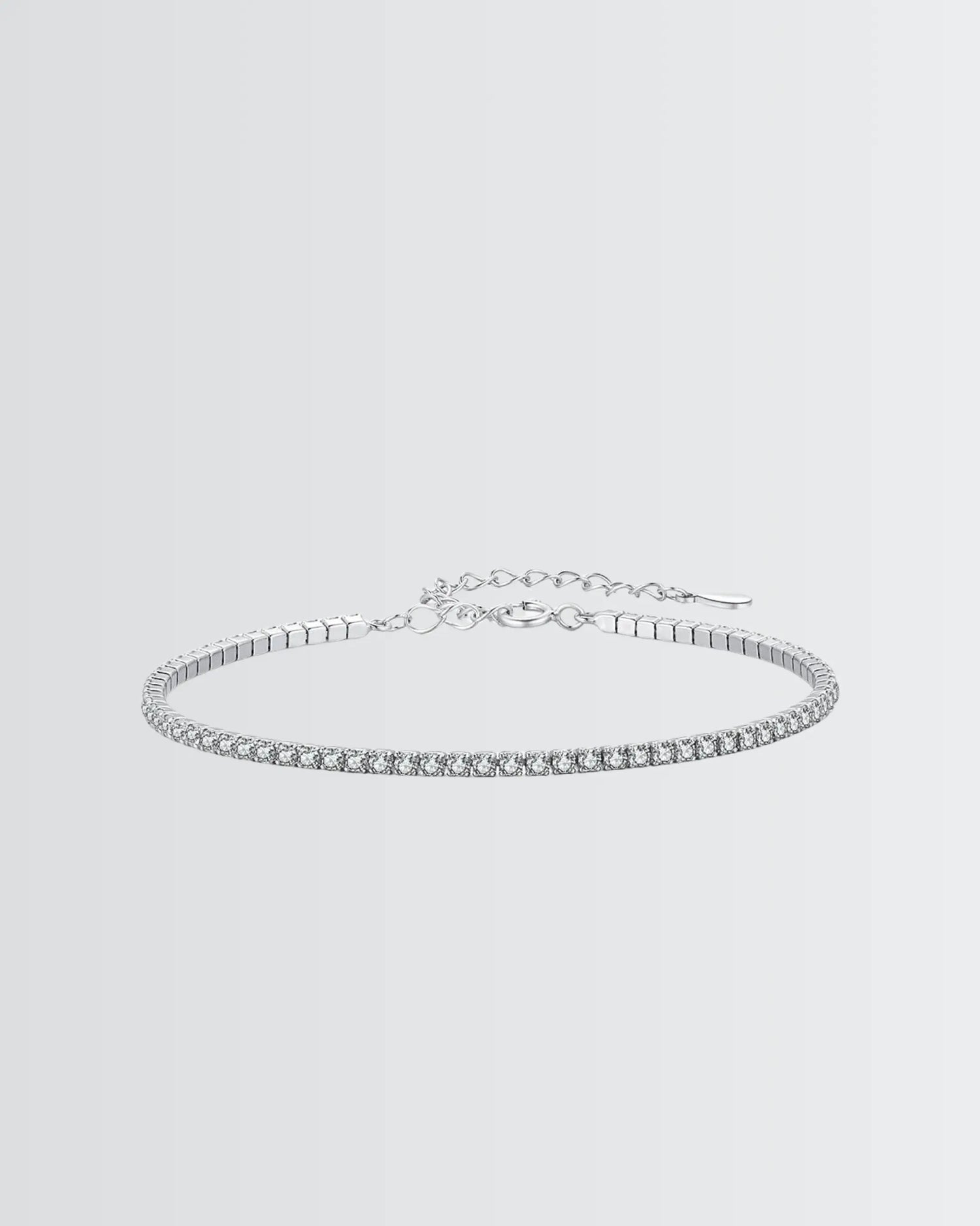 My Infinity Gleam Tennis Bracelet -  Silver Bracelet by BLINGLANE