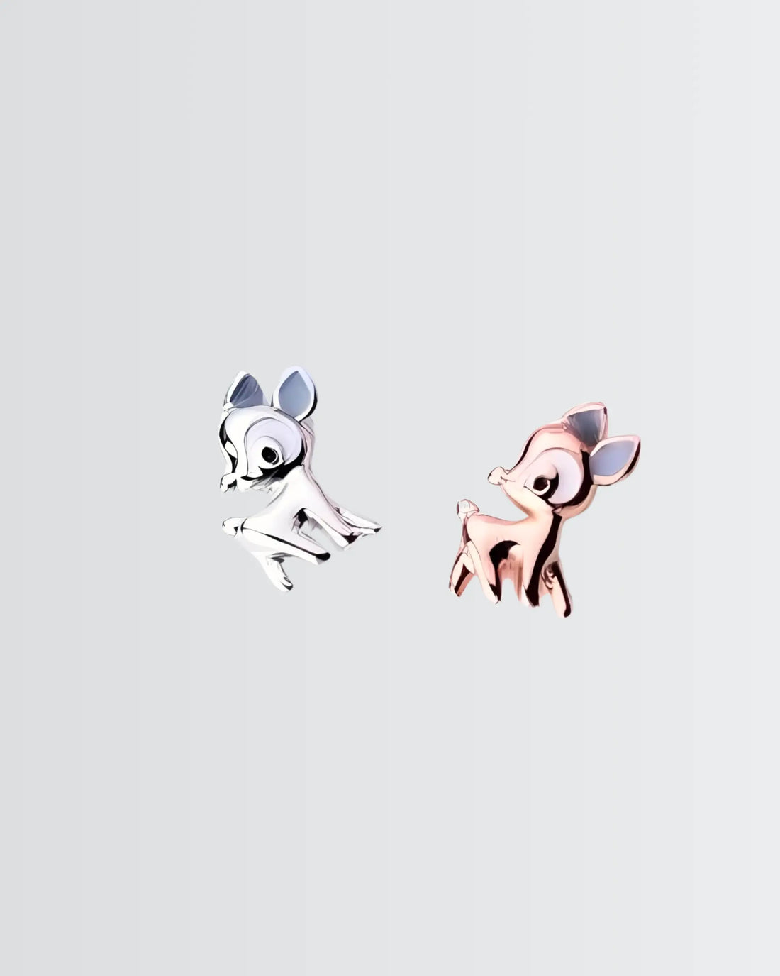 My Lil Deer Studs -  Silver Earrings by BLINGLANE