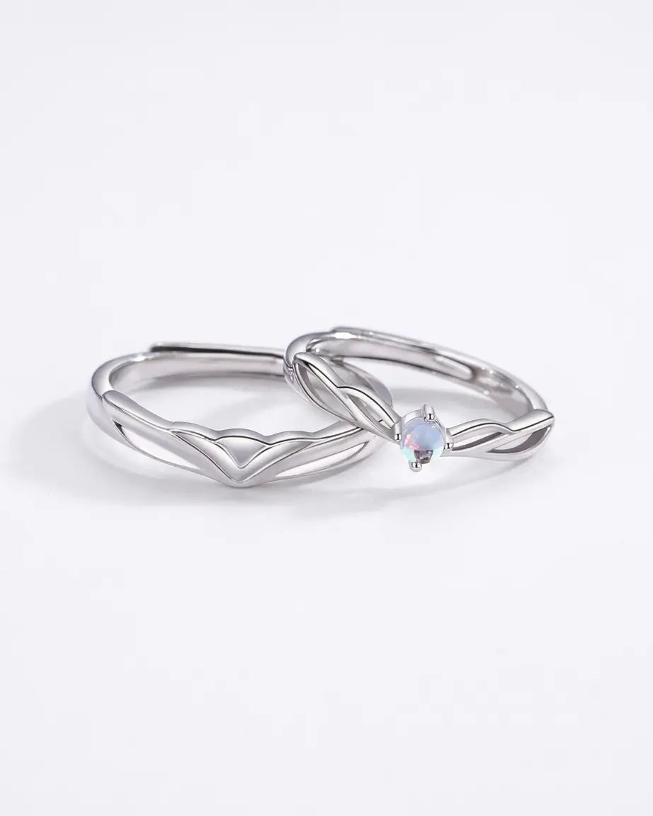 My world Is You Love Bands -  Silver Ring by BLINGLANE