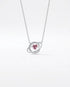 Orbiting You Love Necklace -  Silver Necklace by BLINGLANE