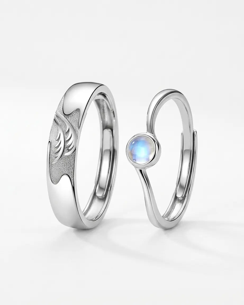 Our Silent Vow Forever Love Bands -  Silver Ring by BLINGLANE