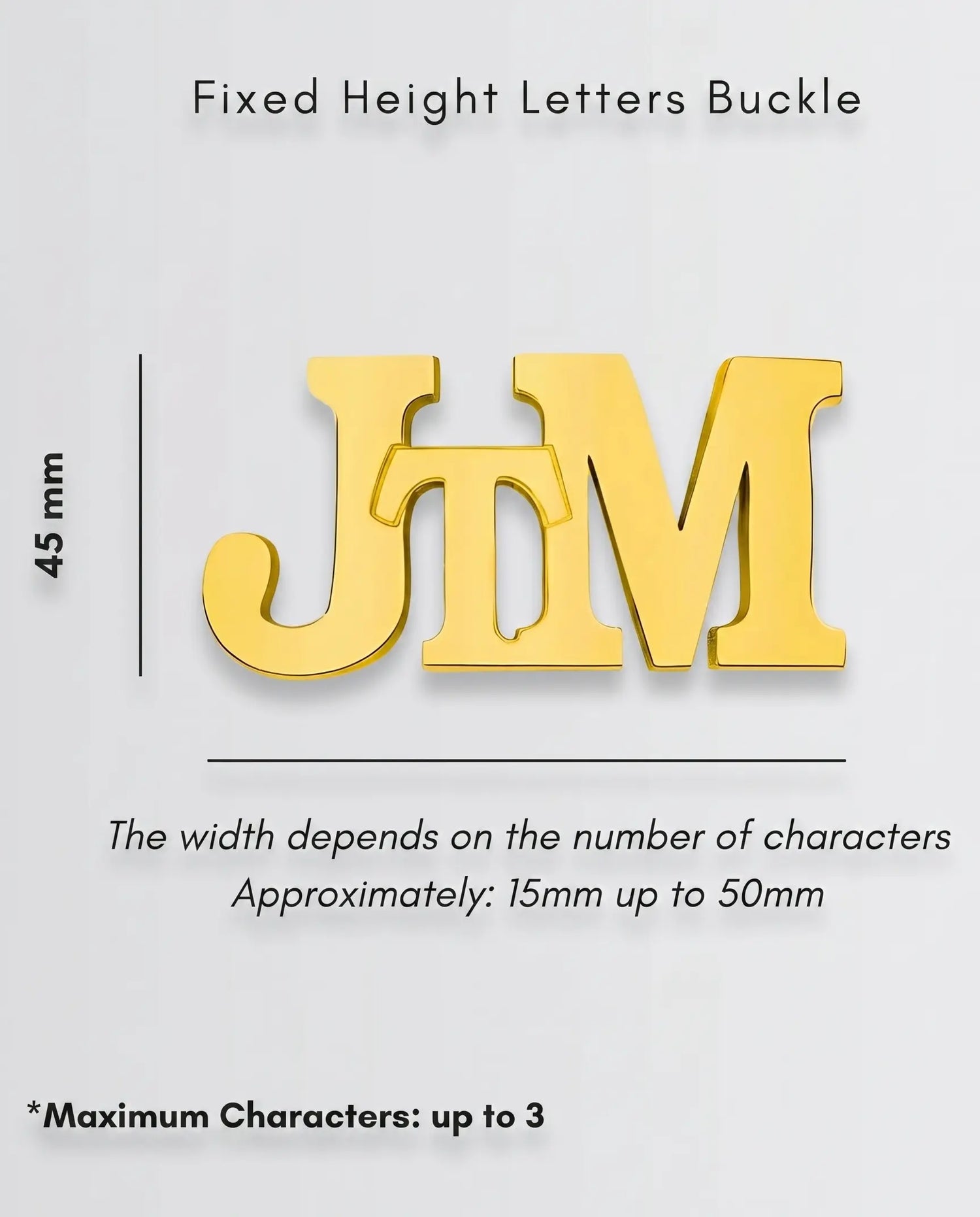 Personalize Your 3D Letters Belt Buckle -  Fashion Belt Buckle by BLINGLANE