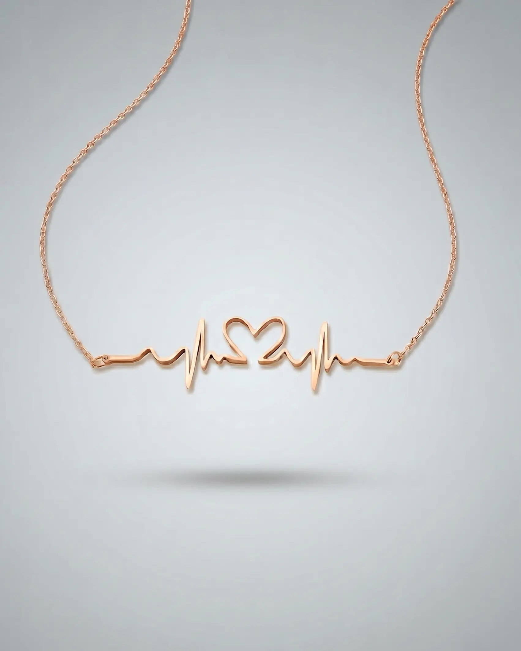 Personalize Your ECG Heart Lifeline Necklace -  Fashion Necklace by BLINGLANE