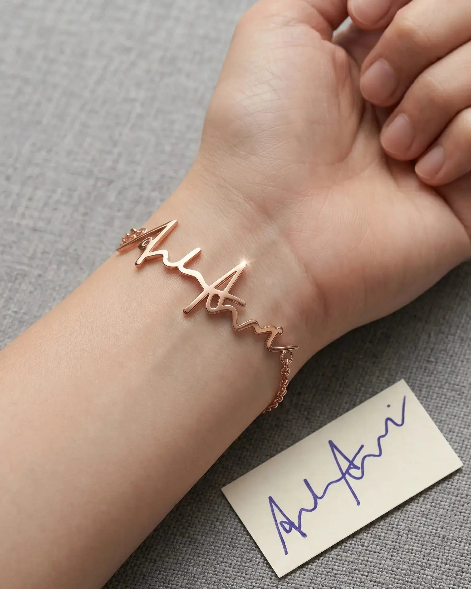 Personalize Your Handwritten Signature Bracelet -  Fashion Bracelet by BLINGLANE