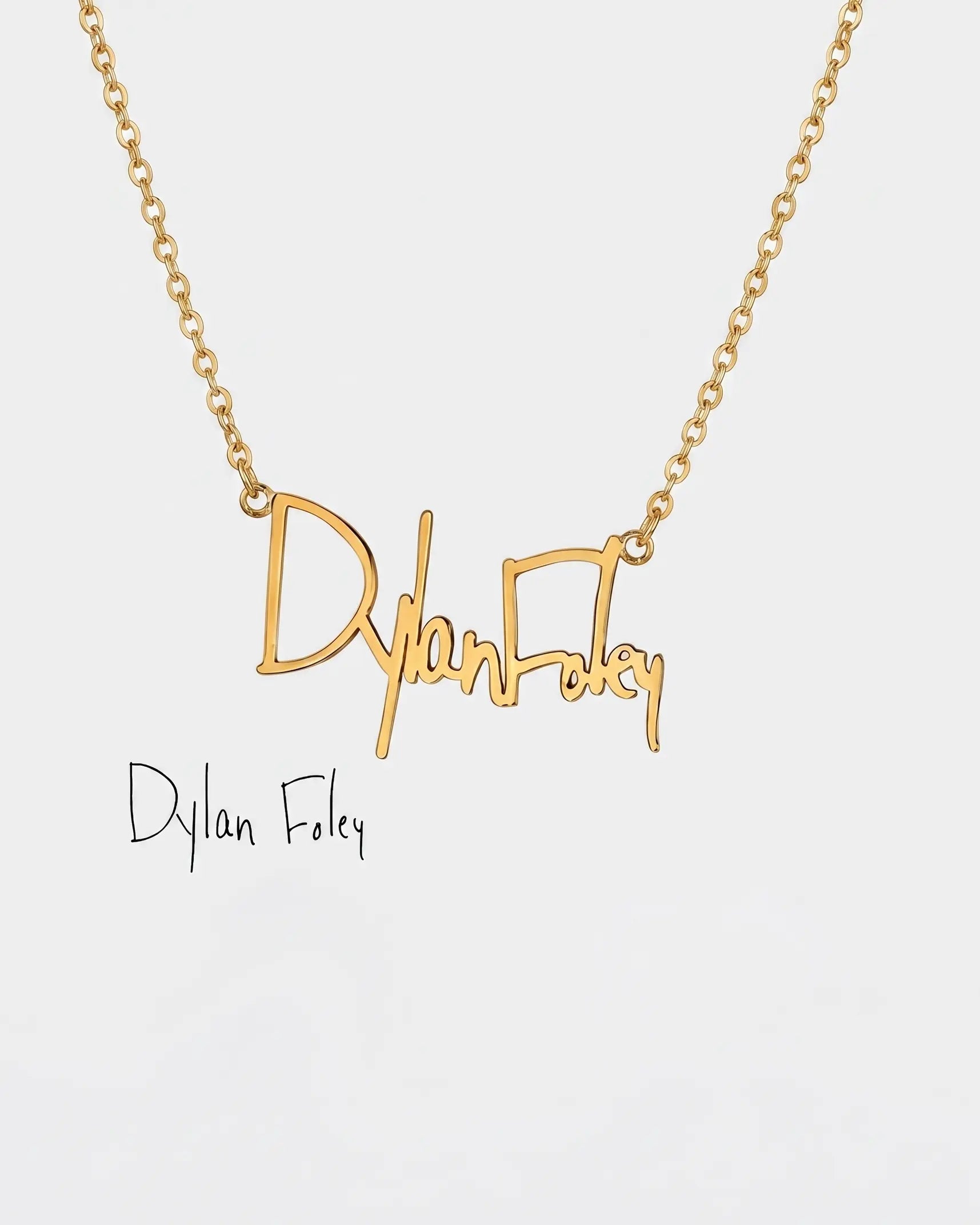 Personalize Your Handwritten Signature Necklace -  Fashion Necklace by BLINGLANE