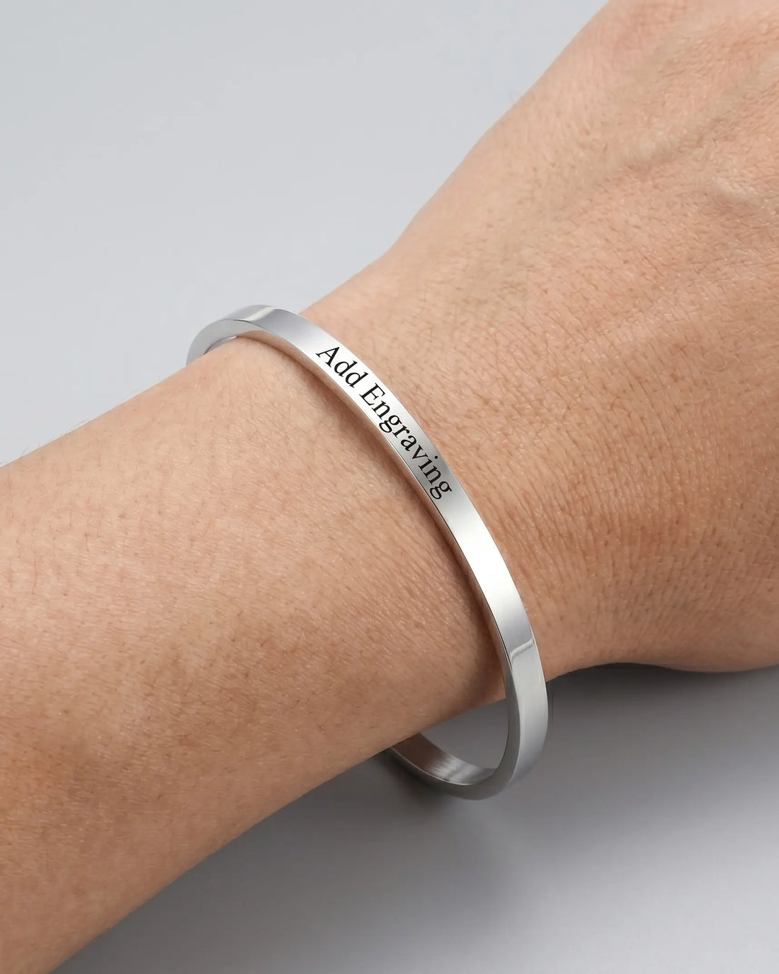 Personalize Your Name 3.5mm Cuff Bangle -  Fashion Bangle by BLINGLANE