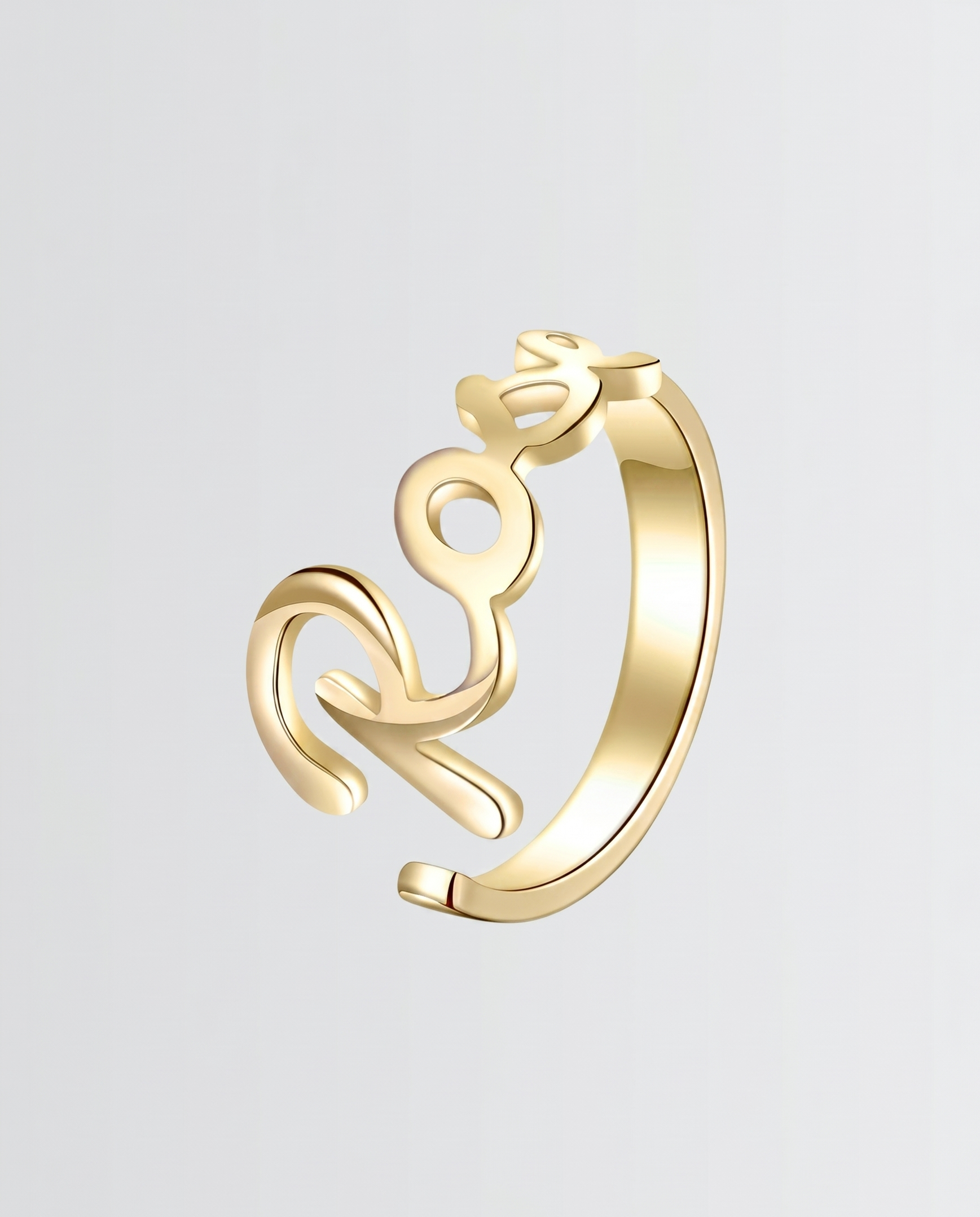 Personalize Your Name Bold Ring - jewellery by BLINGLANE