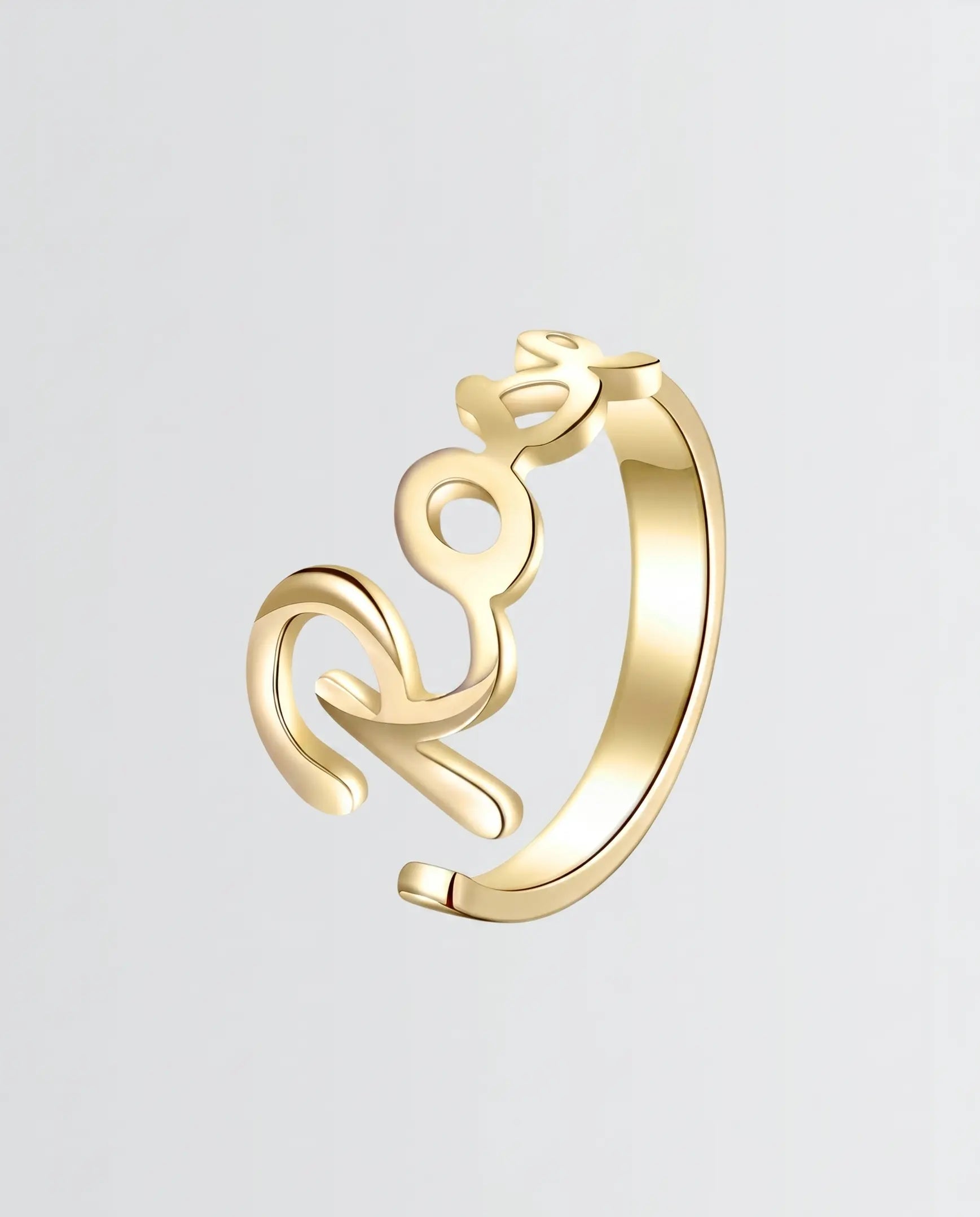 Personalize Your Name Bold Ring -  Fashion Ring by BLINGLANE