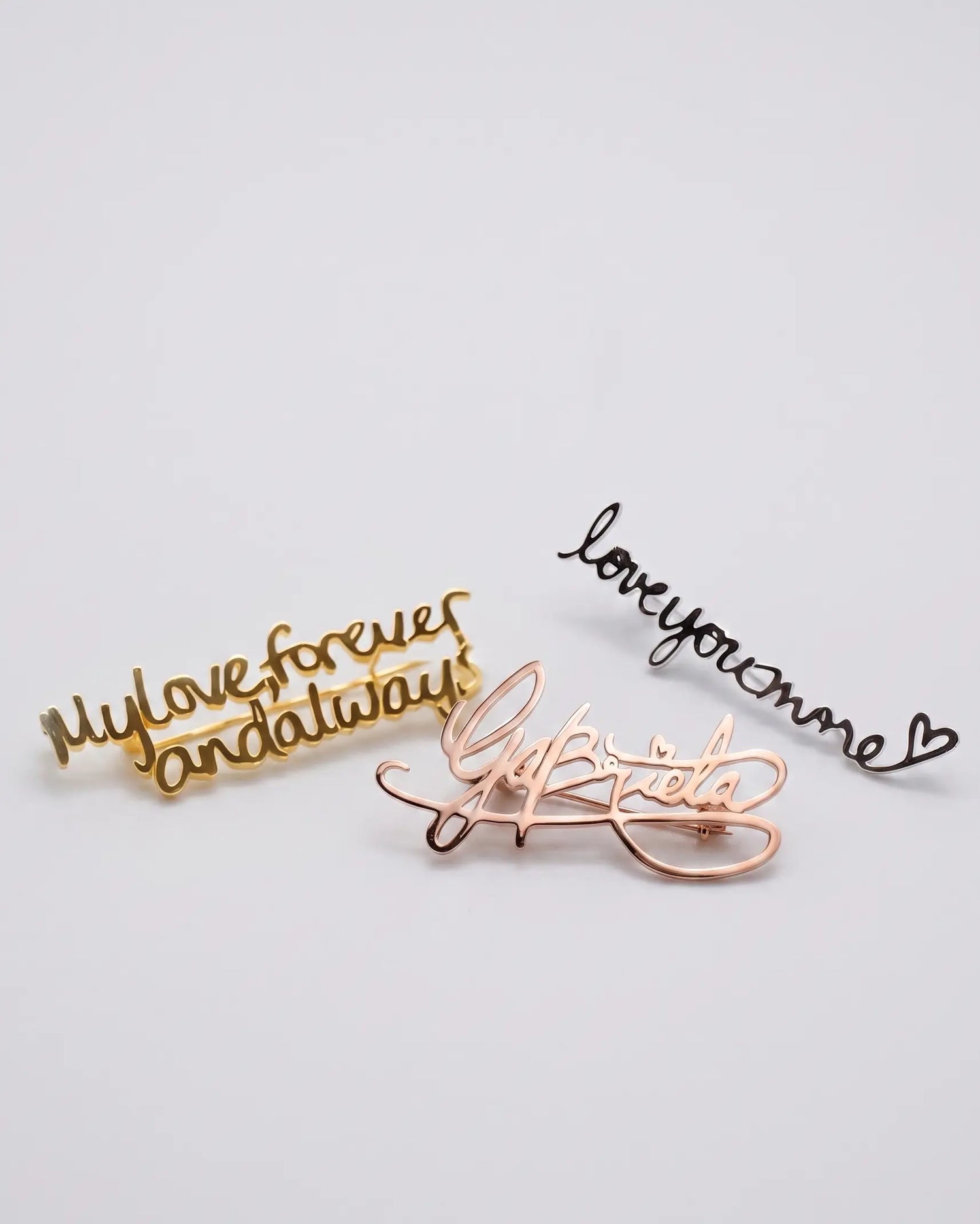 Personalize Your Name Brooch -  Fashion Brooch by BLINGLANE