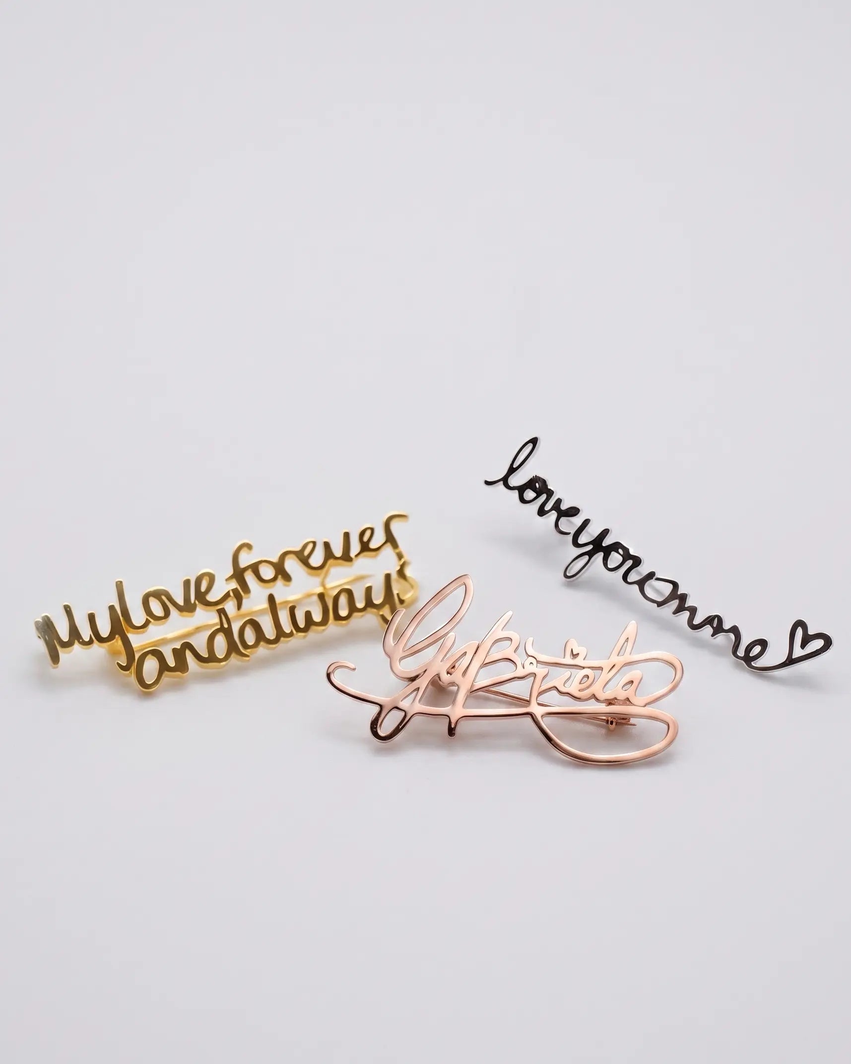 Personalize Your Name Brooch -  Fashion Brooch by BLINGLANE