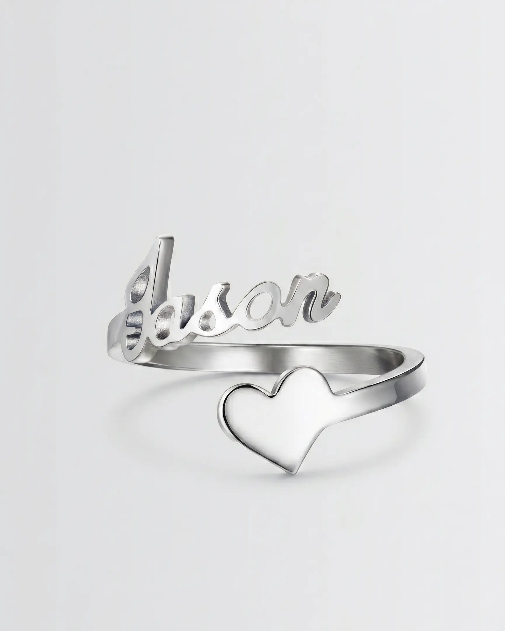 Personalize Your Name &amp; Heart Ring -  Fashion Ring by BLINGLANE