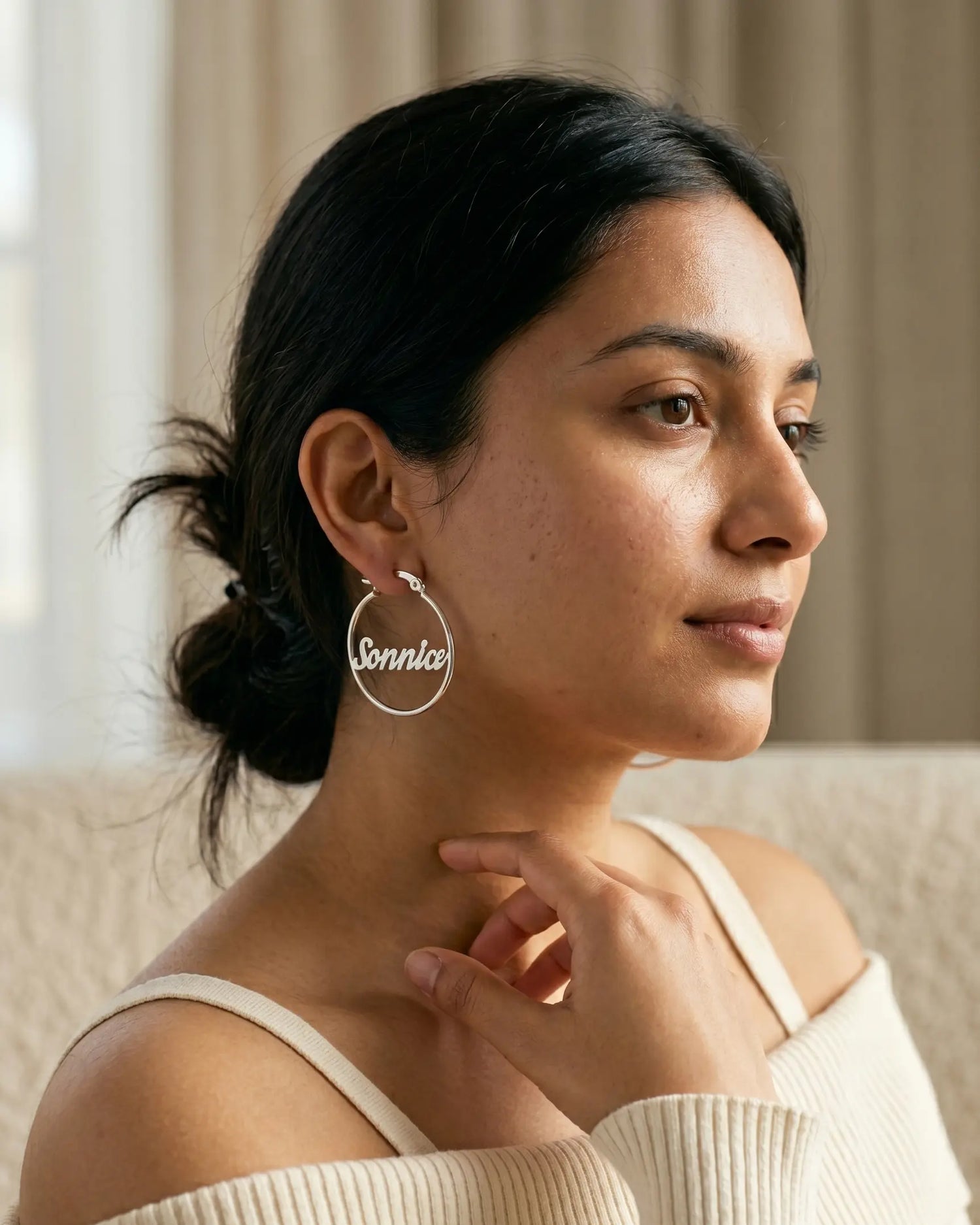 Personalize Your Name Hoop Earrings -  Fashion Earrings by BLINGLANE