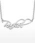 Personalize Your Name Necklace -  Silver Necklace by BLINGLANE