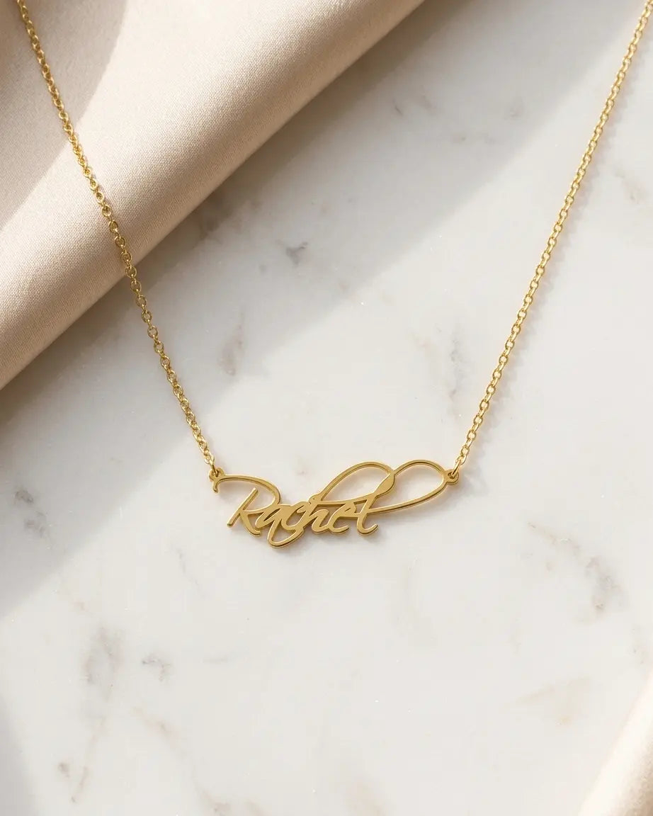 Personalize Your Name Necklace -  Silver Necklace by BLINGLANE