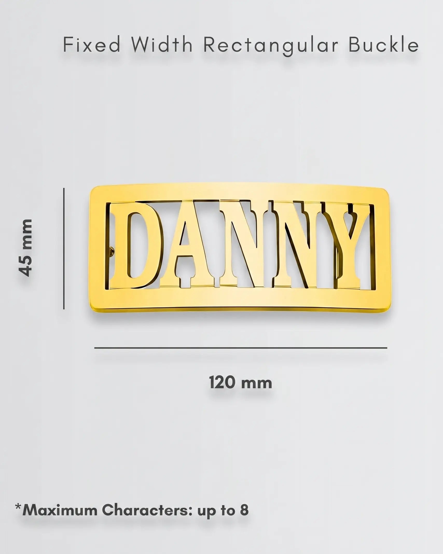 Personalize Your Rectangular Belt Buckle -  Fashion Belt Buckle by BLINGLANE