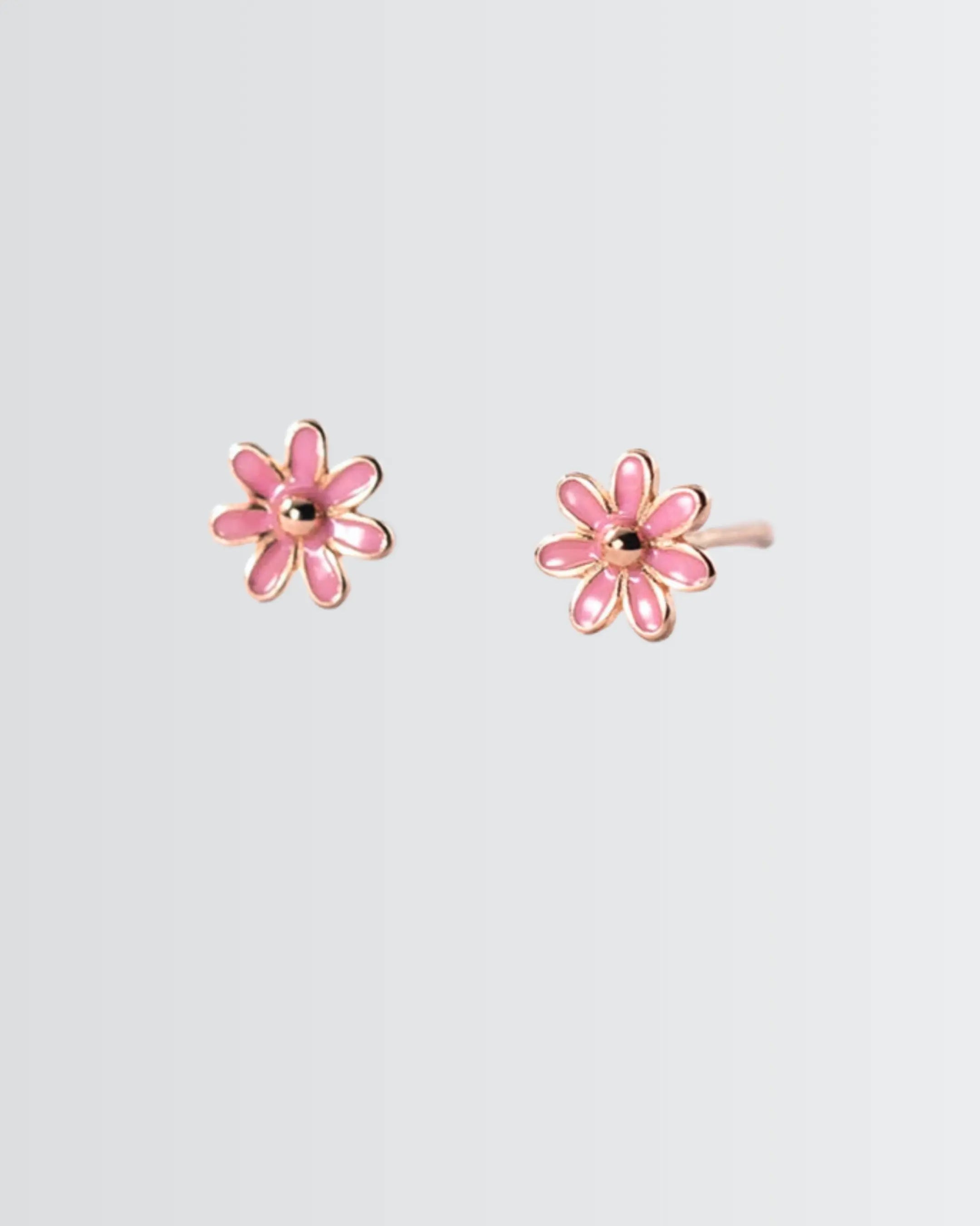 Petal Pop Studs -  Silver Earrings by BLINGLANE