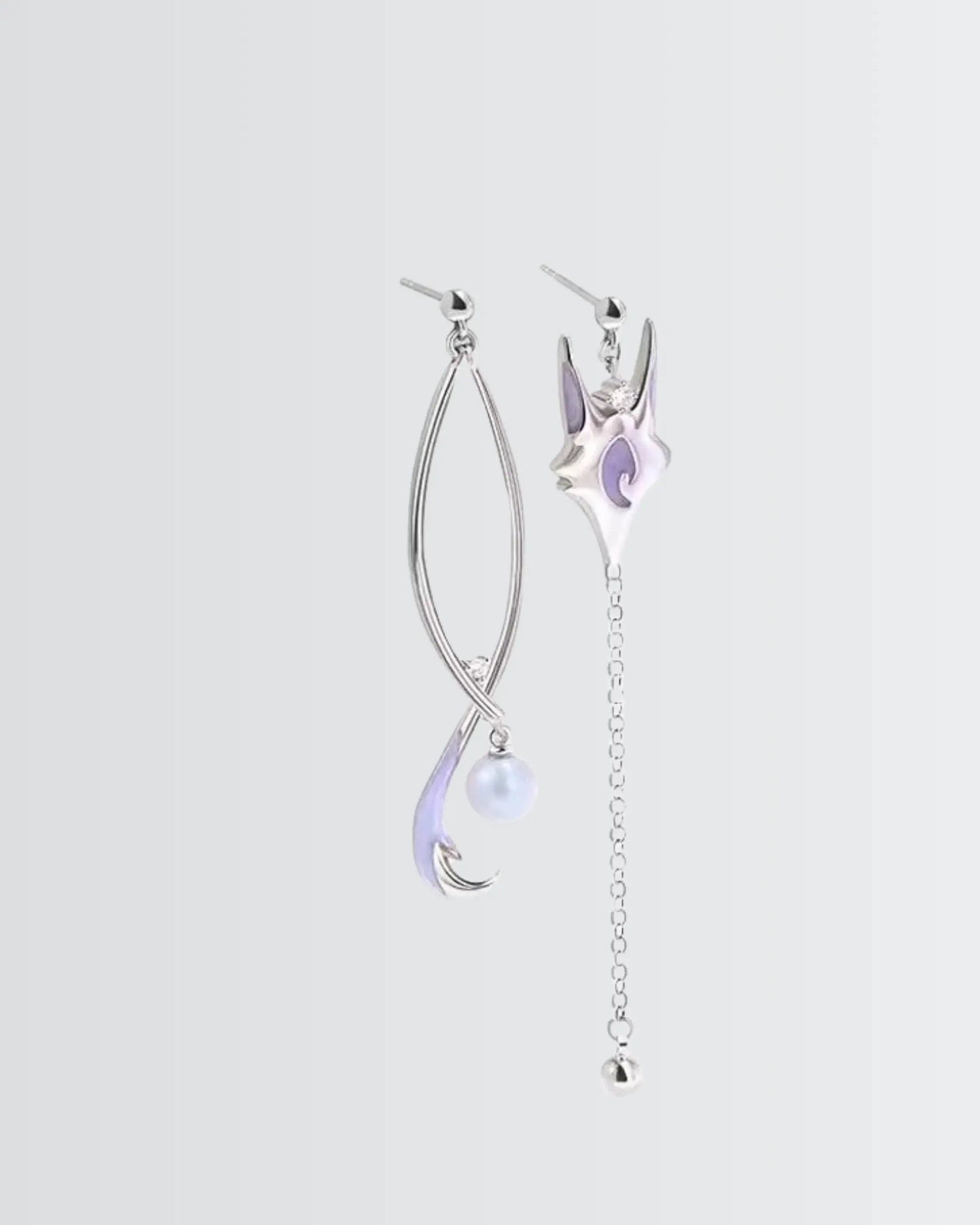 Pure Allure Elegant Earrings -  Silver Earrings by BLINGLANE