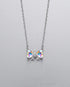 Rare Radiance Bow Necklace -  Silver Necklace by BLINGLANE