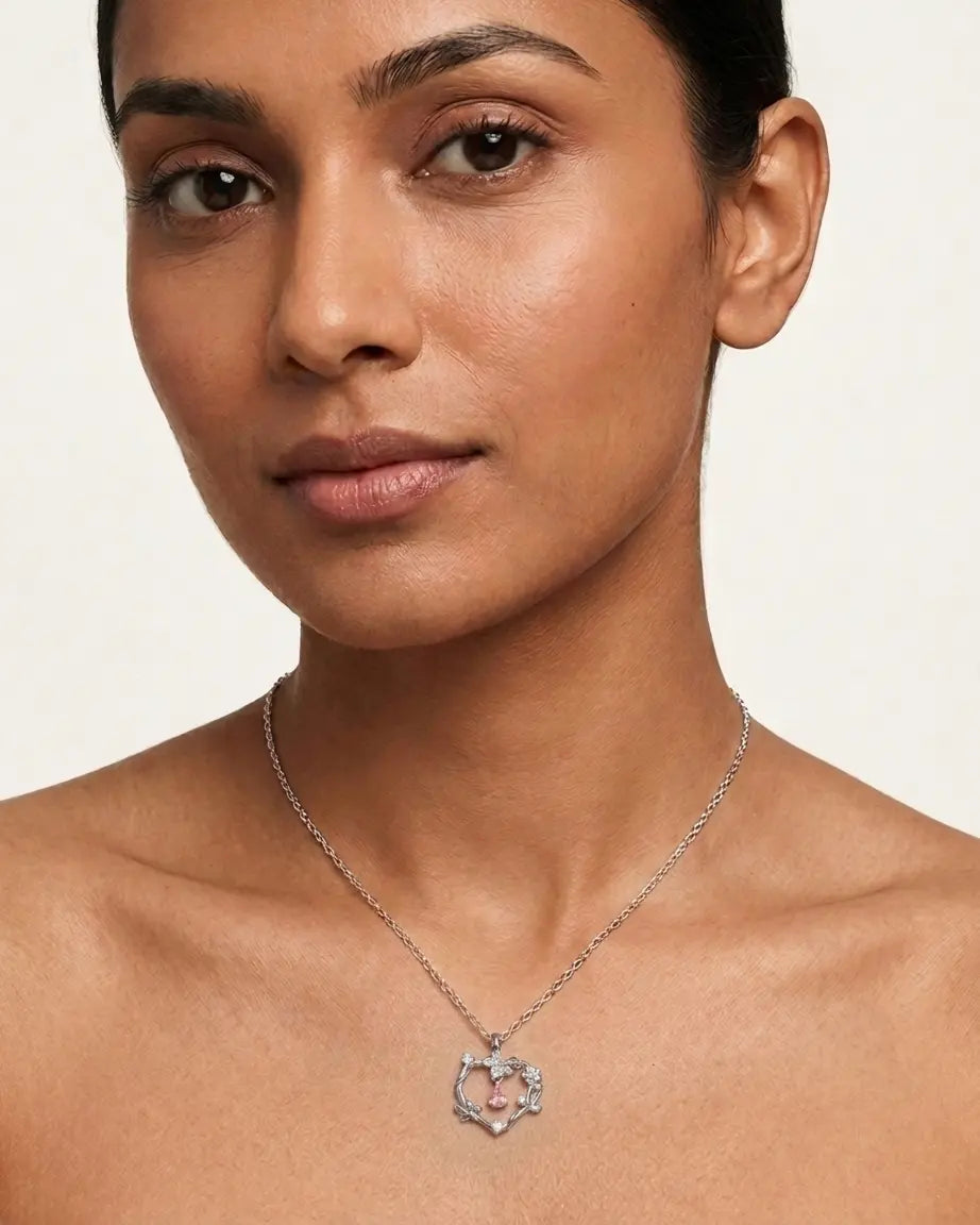 Rooted In Love Necklace -  Silver Necklace by BLINGLANE