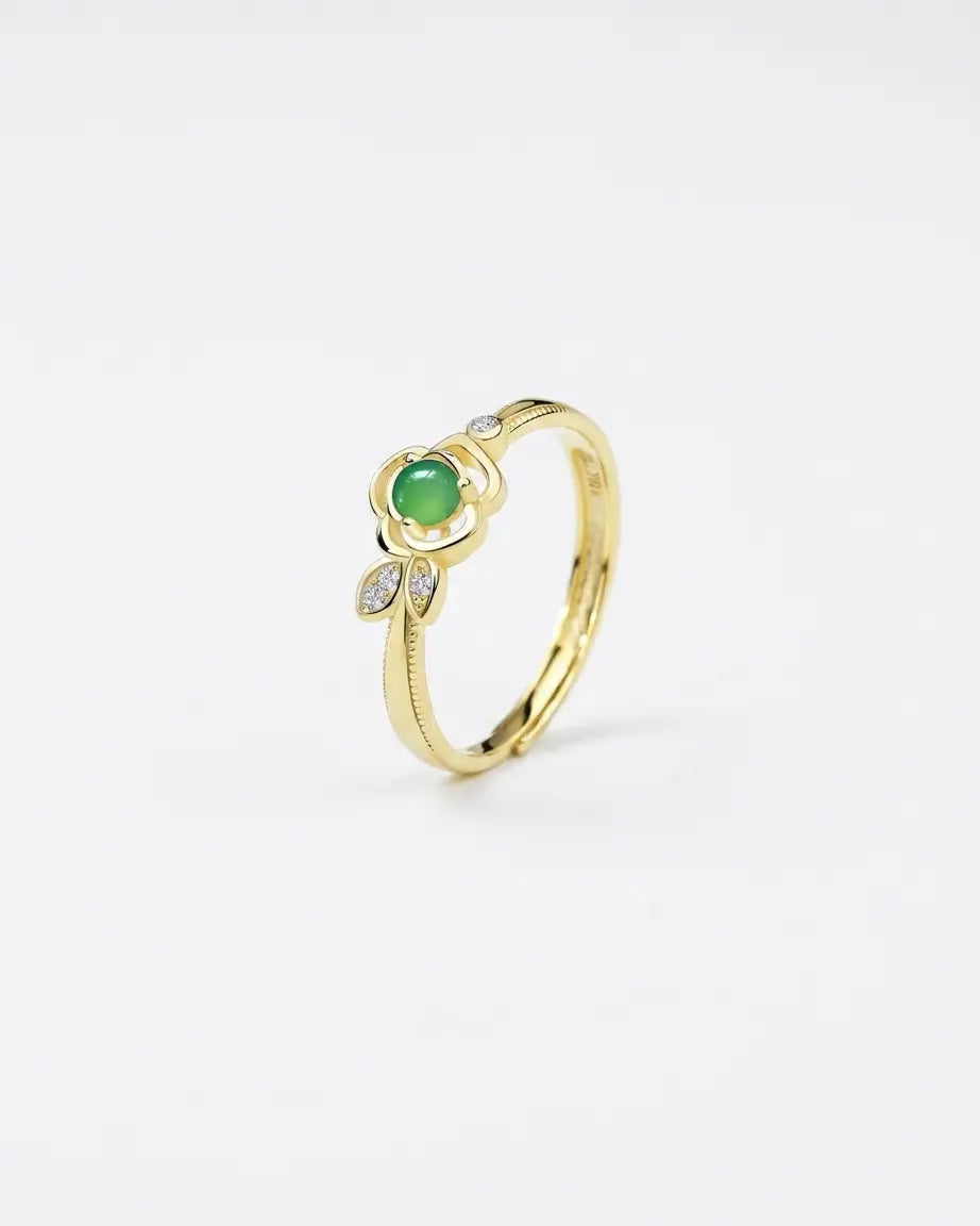 Rose Bloom Ring -  Silver Ring by BLINGLANE