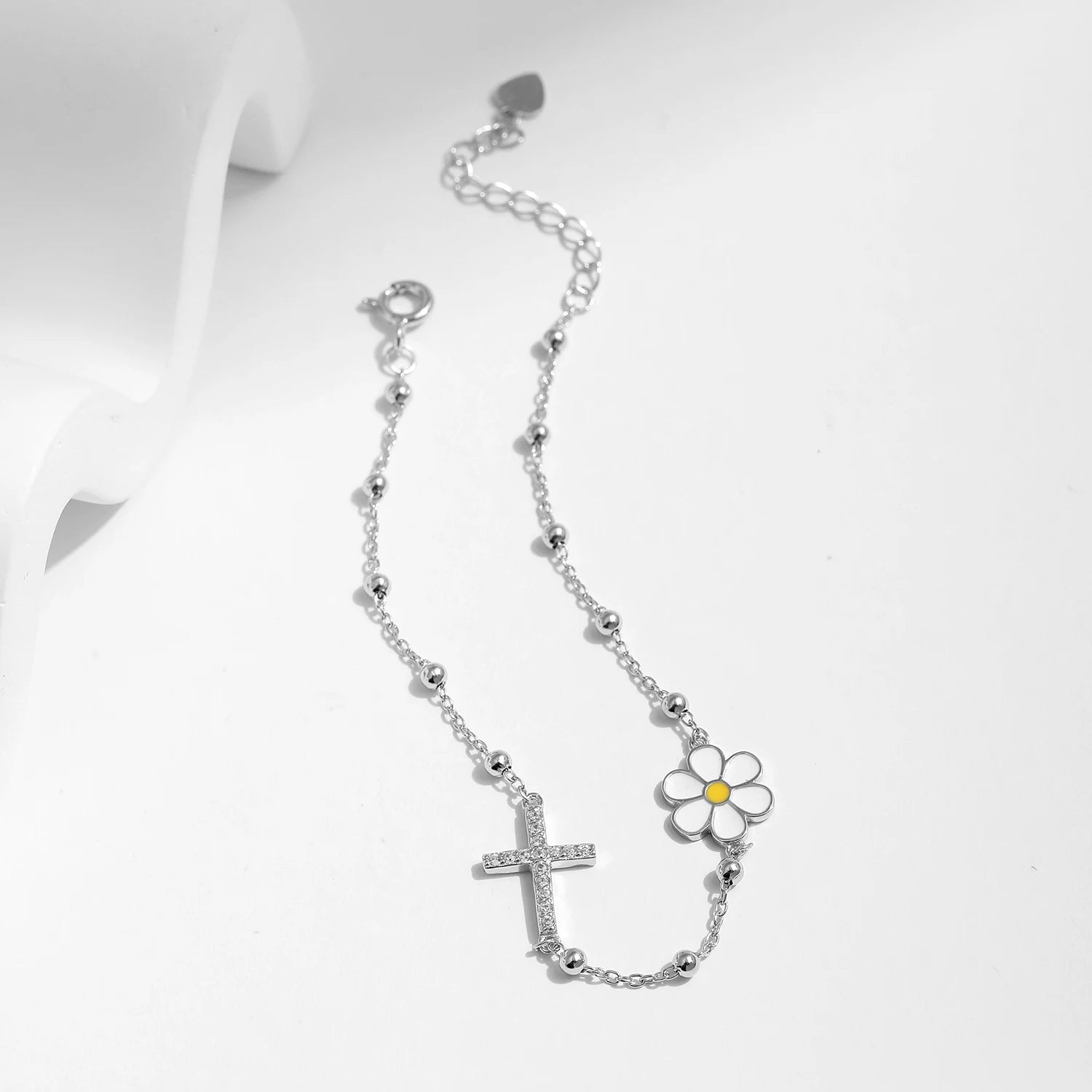 Blooming In Faith Minimal Bracelet