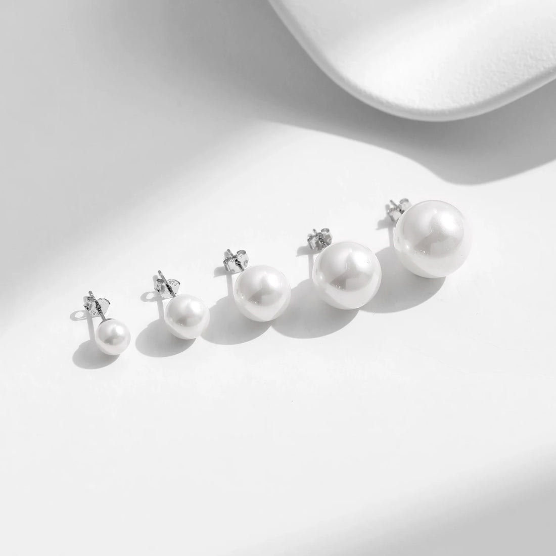 Gleaming Pearl Studs