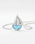 Sail Away With Me Necklace -  Silver Necklace by BLINGLANE
