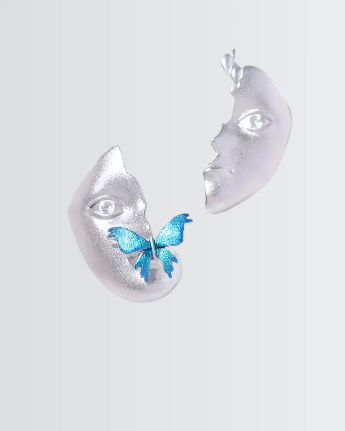 Sculpted Touch Of Elegance Earrings -  Silver Earrings by BLINGLANE