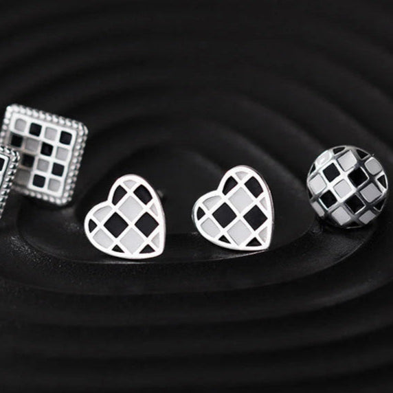 Chess Charm Studs