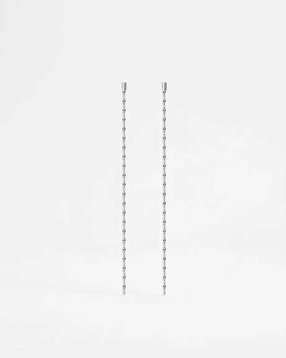 Signature Swing Earrings -  Silver Earrings by BLINGLANE