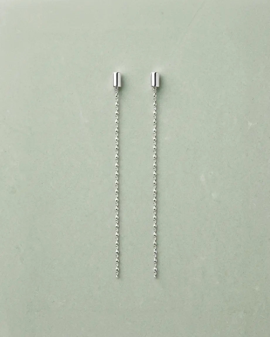 Signature Swing Earrings -  Silver Earrings by BLINGLANE