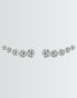 Solitaire Sweep Ear Climbers -  Silver Earrings by BLINGLANE