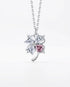 Spin & Shine Clover Necklace -  Silver Necklace by BLINGLANE
