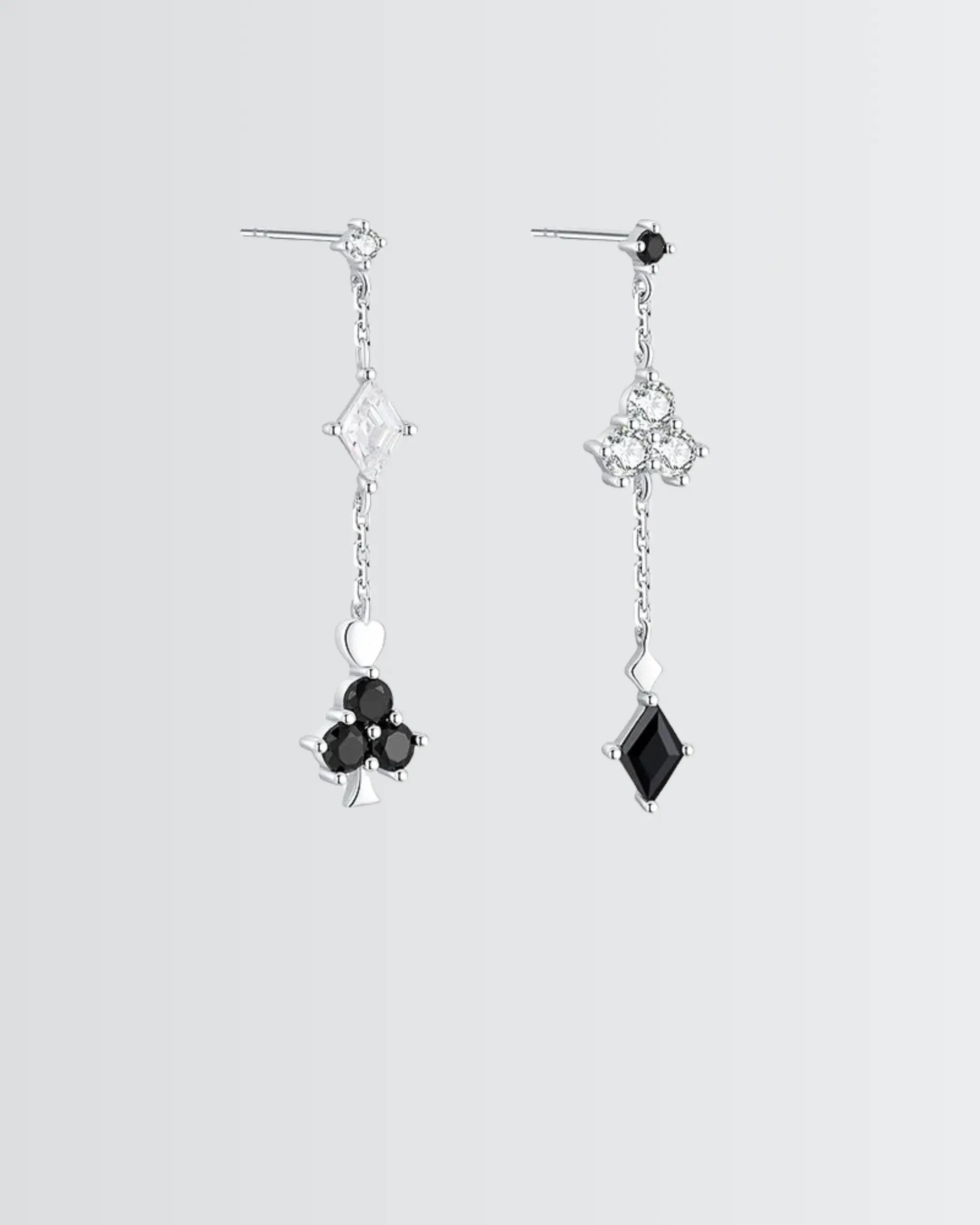 Stacked In Style Elite Earrings -  Silver Earrings by BLINGLANE