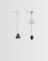 Stacked In Style Elite Earrings -  Silver Earrings by BLINGLANE
