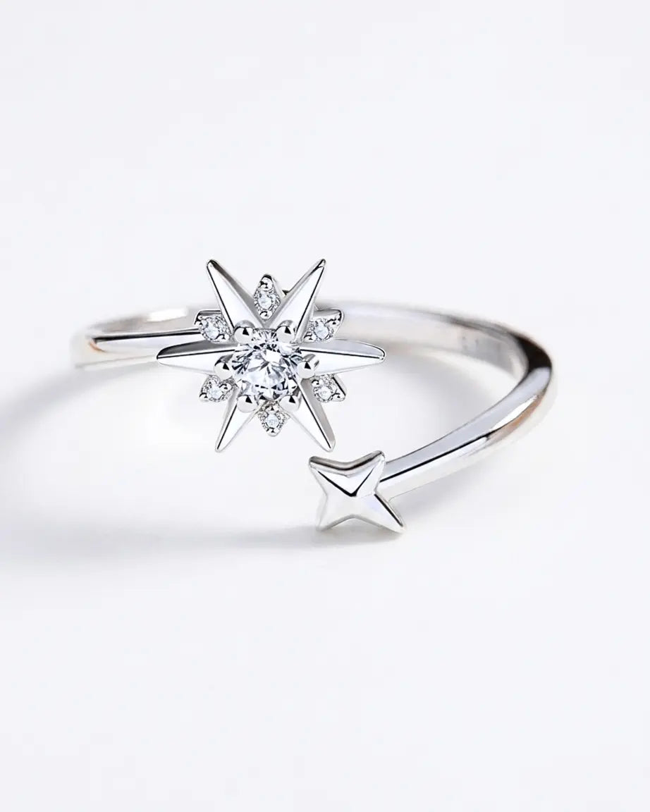 Stardust Spinner Ring -  Silver Ring by BLINGLANE