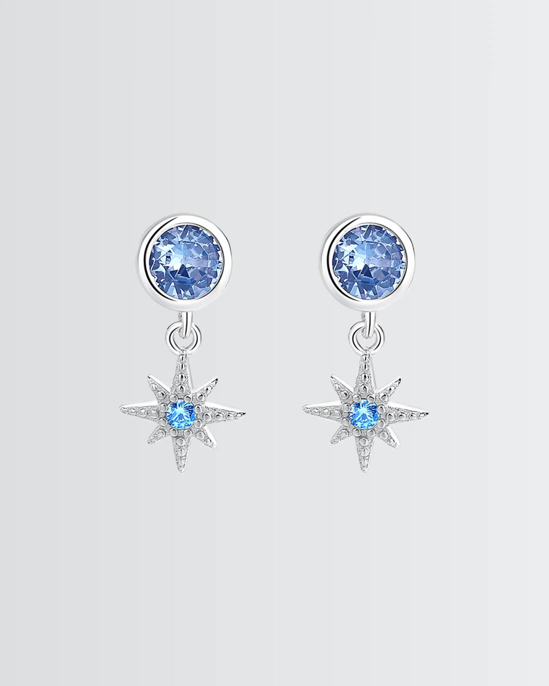 Starlit Soul Earrings -  Silver Earrings by BLINGLANE