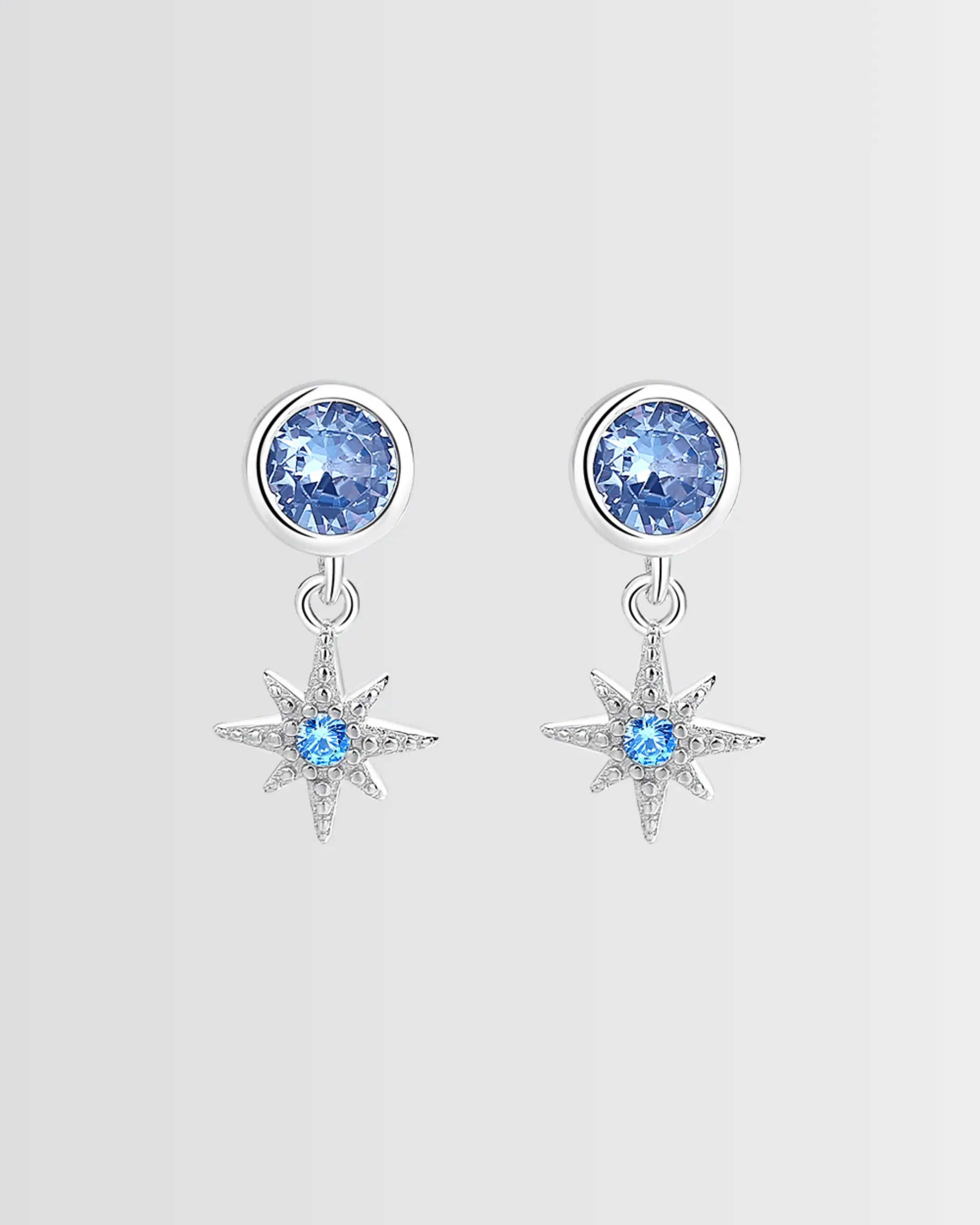Starlit Soul Earrings -  Silver Earrings by BLINGLANE