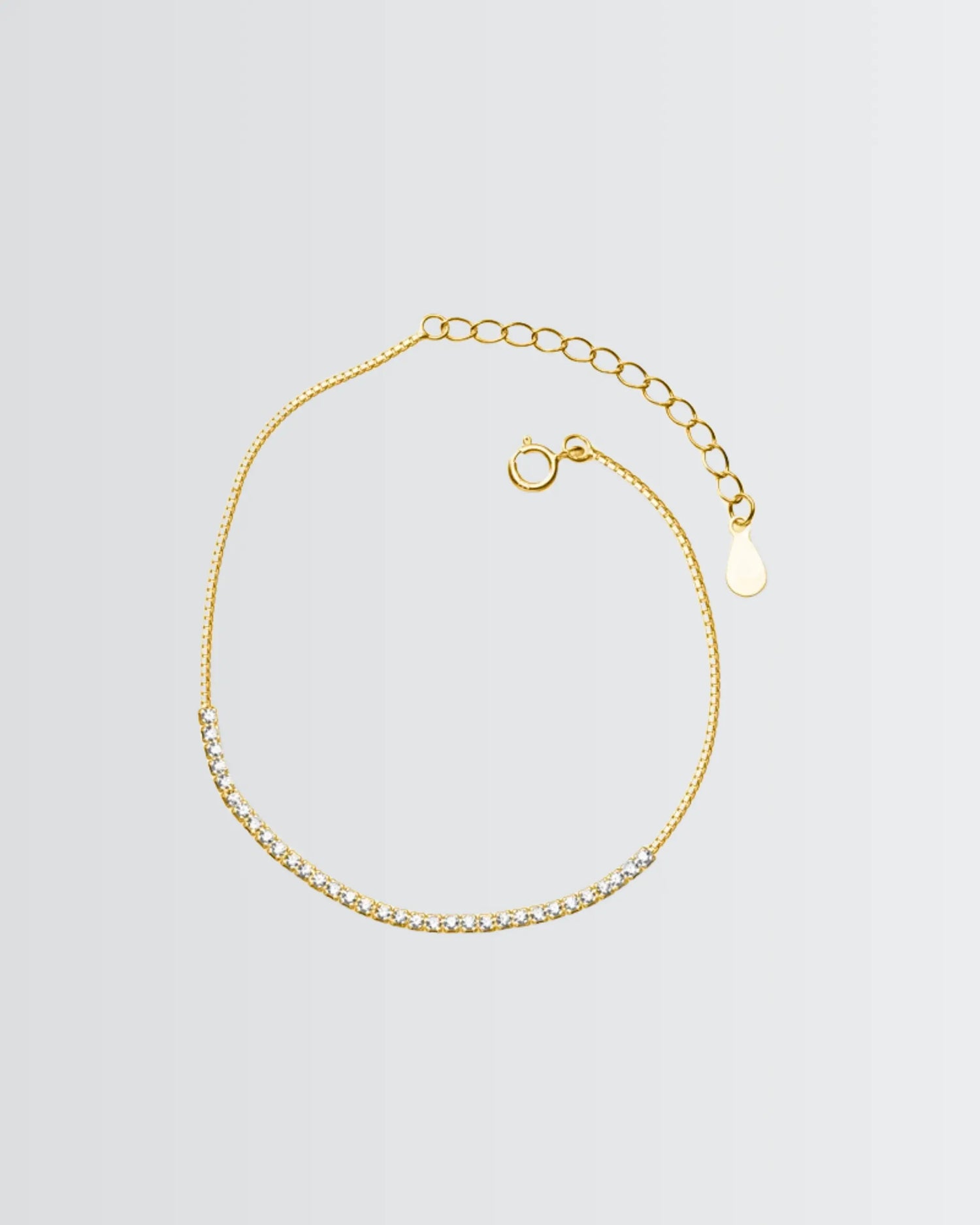 Struck By Shimmer Bracelet -  Silver Bracelet by BLINGLANE