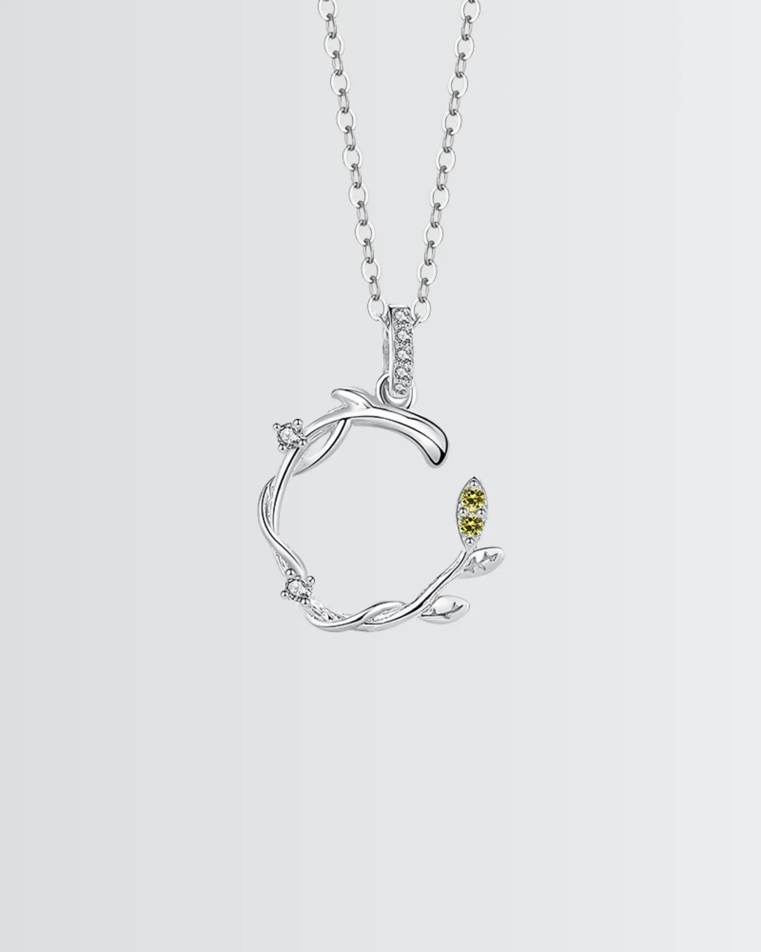 Tangled In Love Forever Couple  Necklace -  Silver Necklace by BLINGLANE