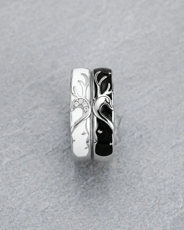 The Antler Promise Love Bands - Silver Ring by BLINGLANE